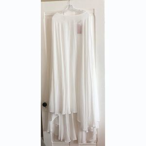 NEW BHLDN Amy Kuschel wrap wedding skirt